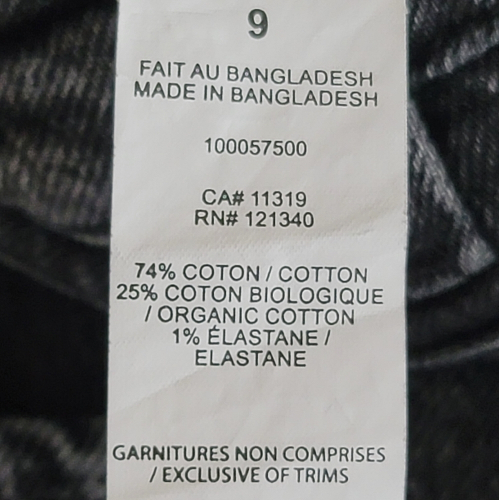 Garage High Rise Black Washed Jeans - Picture 6 of 6